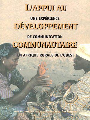 cover image of L'appui au développement communautaire